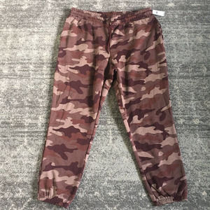Old Navy L Maroon Camo Sweatpants Relaxed Fit